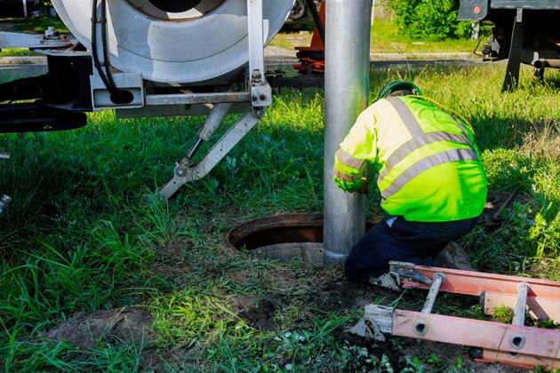 Débouchage d'une canalisation dans la drôme