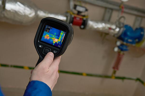 Recherche de fuite non destructive au capteur drome