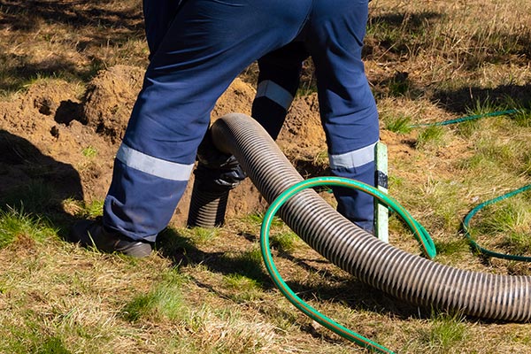 pompe a vidange de micro station d'épuration dans la loire