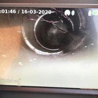 Passage d'une caméra dans une canalisation
